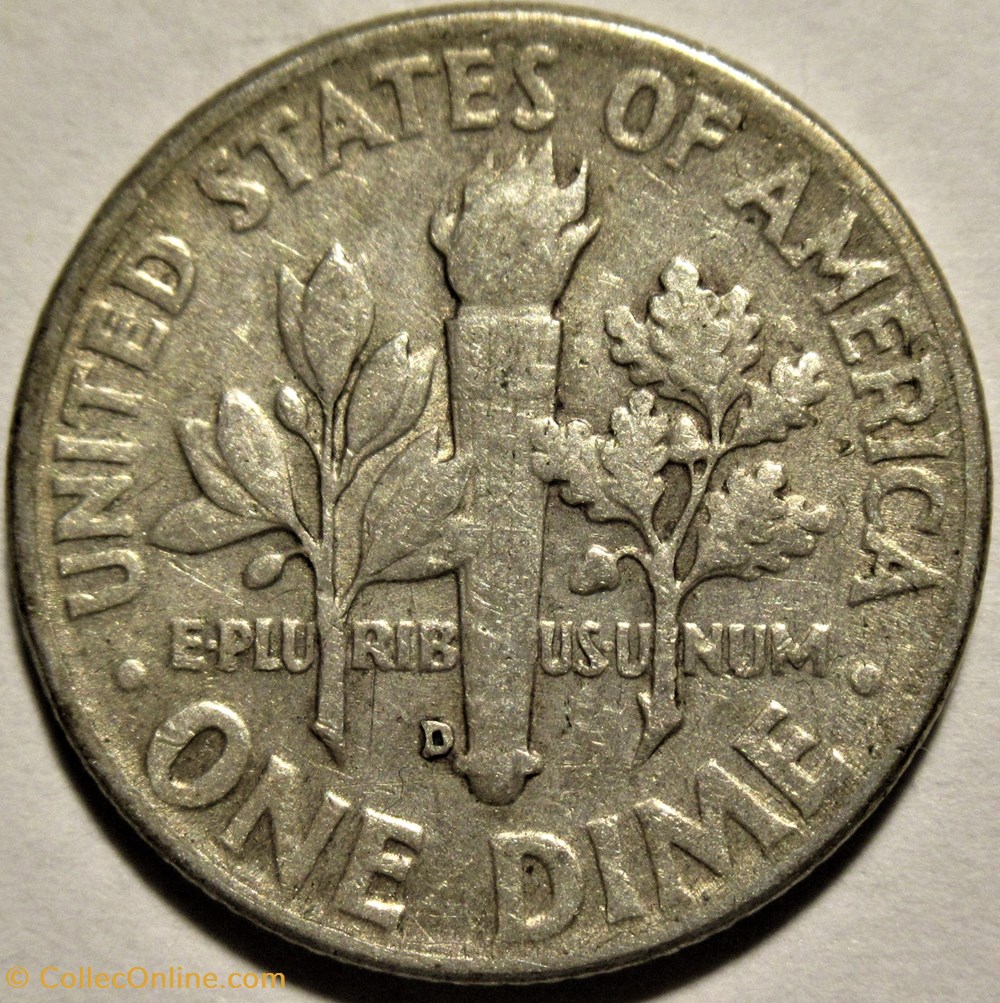 1960 Denver Dime monnaies monde etats unis 1960 denver dime