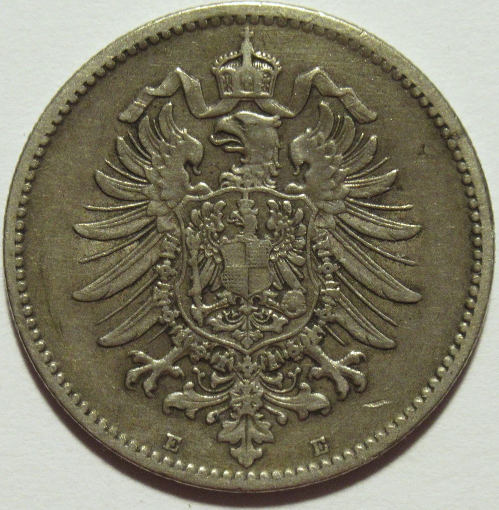 Wilhelm I - 1 Mark 1874, Dresden - German Empire monnaies monde allemagne wilhelm i 1 mark 1874 dresden german empire