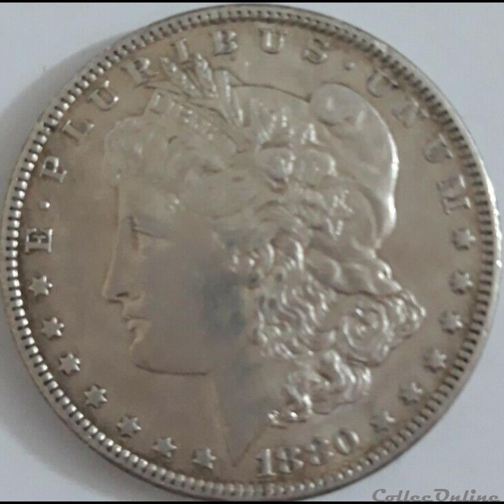 1880 New Orleans Dollar monnaie monde etat uni 1880 new orleans dollar