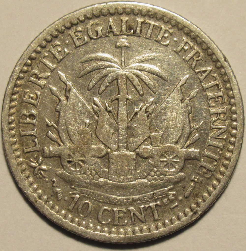 Haiti - 10 Centimes 1881 monnaies monde haiti 10 centimes 1881