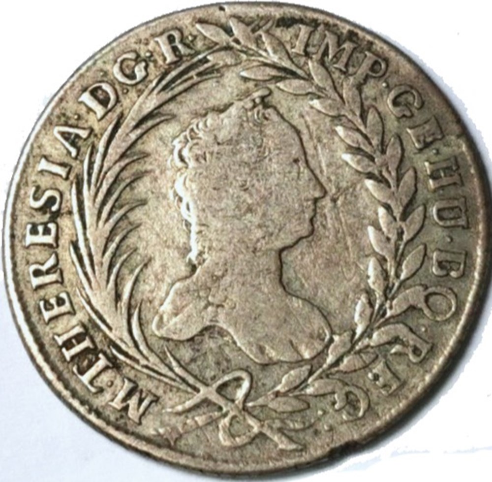 monnaies europe medievale royaume de boheme 1758 20 kreuzer kingdom of bohemia maria theresia