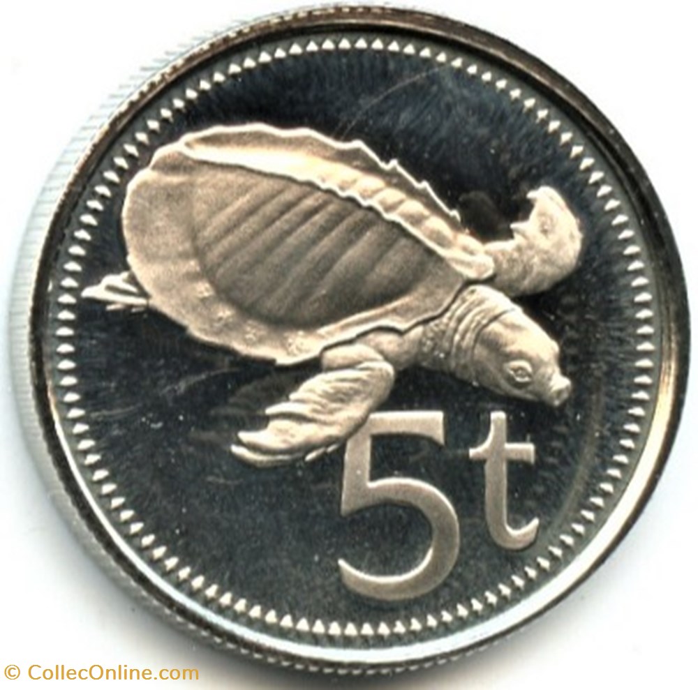 Papua New Guinea - 5 Toea 1979 monnaies monde papouasie nouvelle guinee papua new guinea 5 toea 1979