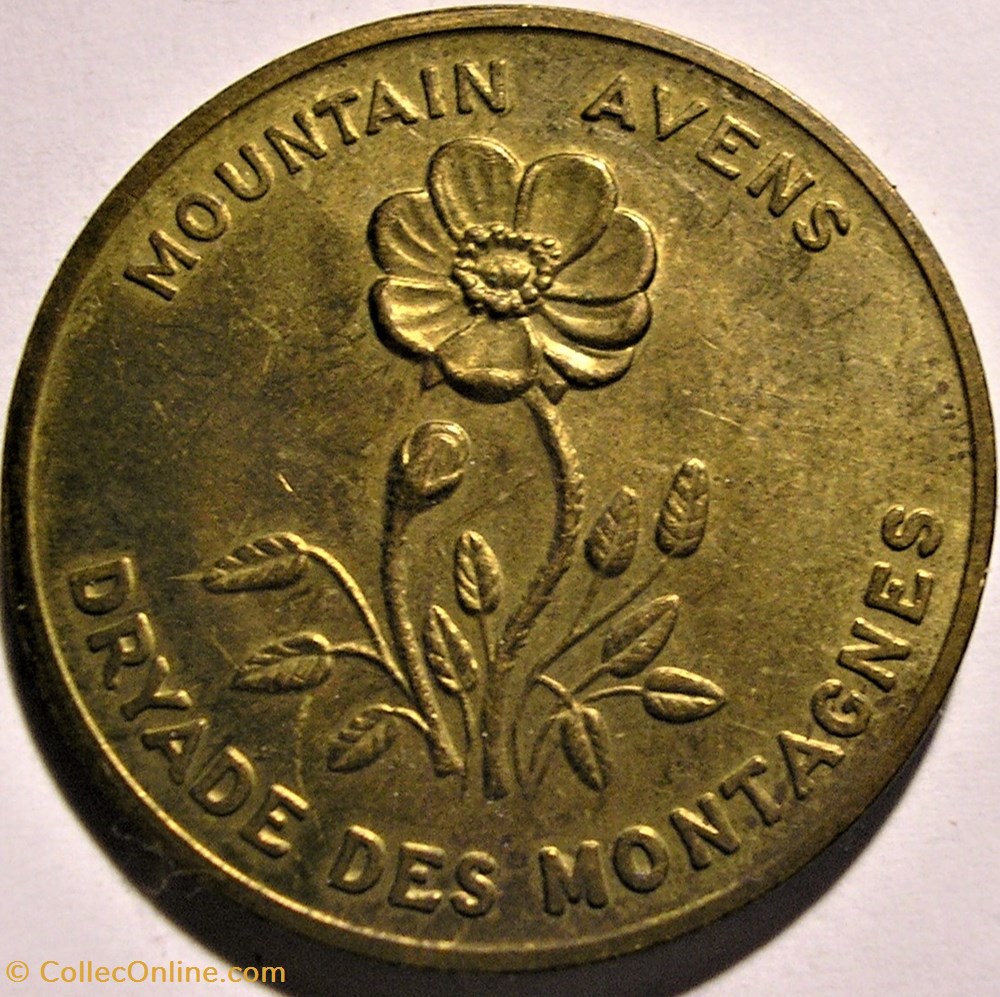 Northwest territories (1881) - Provincial Arms and Flowers 1965-68, Shell Oil Token 2 monnaie jeton mereaux northwest territories 1881 provincial arms and flowers 1965 68 shell oil token