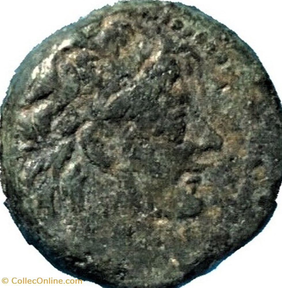 Alexander II Zabinas 129-128 BC. Antioch - Æ19 Dionysos monnaie antique av jc ap grecque alexander ii zabinas 129 128 bc antioch 19 dionysos