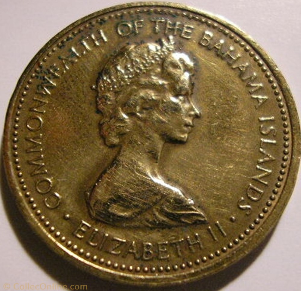 Elizabeth II - 1 Cent 1972 - Bahamas monnaie monde elizabeth ii 1 cent 1972 bahamas