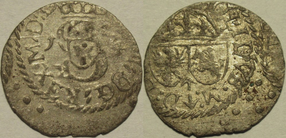 Sigismund III Wasa - 1 Schilling 1614 Vilnius - Polish-Lithuanian Commonwealth monnaies europe medievale republique des deux nations pologne lituanie sigismund iii wasa 1 schilling 1614 vilnius polish lithuanian commonwealth