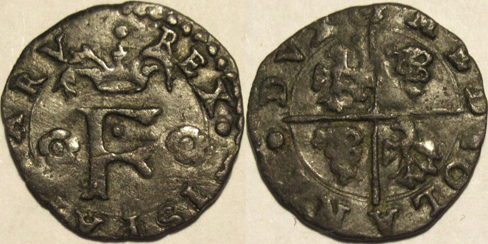 ca.1556 Ducato di Milano, Trillina - Filippo II di Spagna monnaies europe medievale duche de ca 1556 ducato di milano trillina filippo ii di spagna