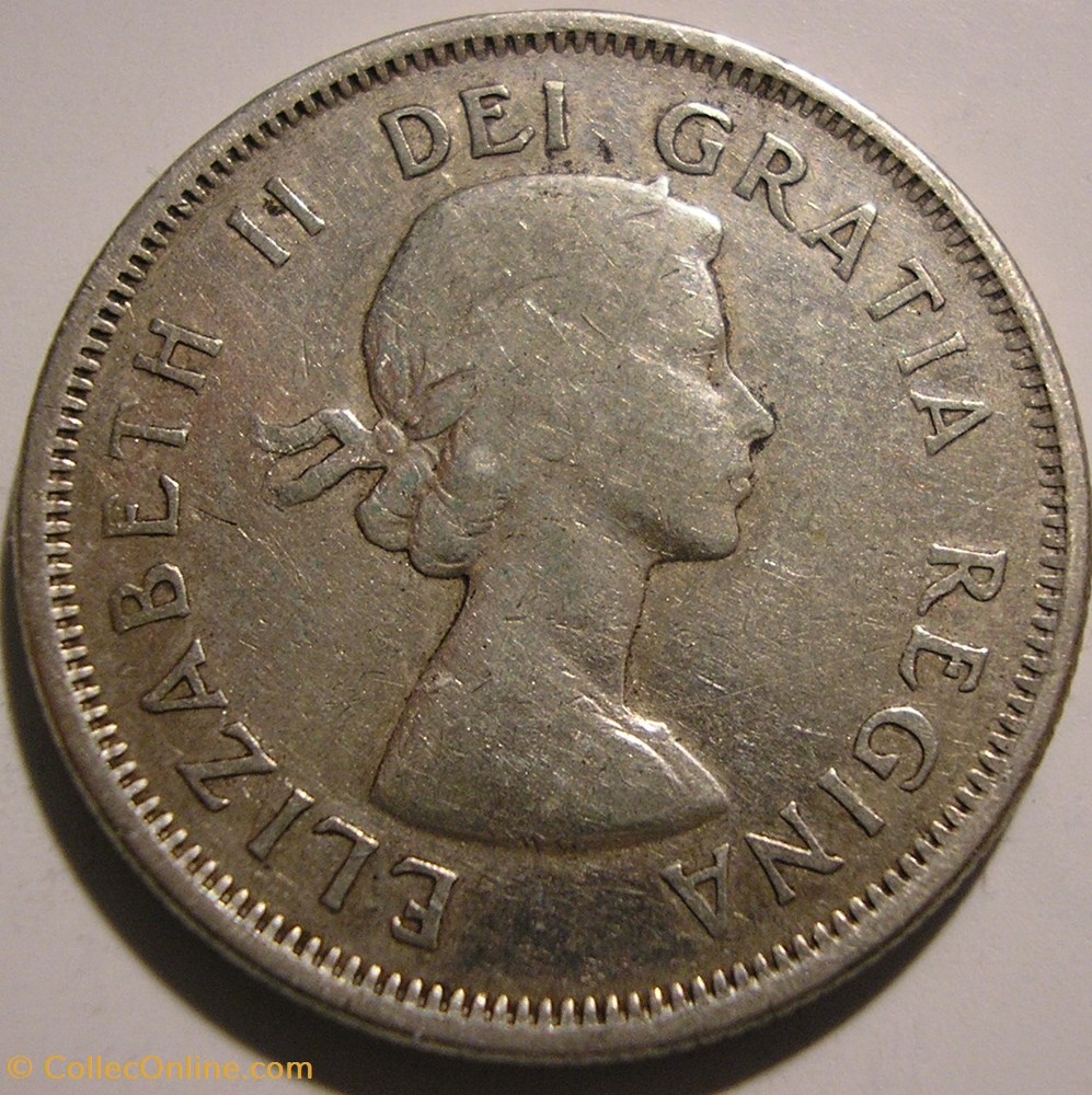 Elizabeth II - 25 Cents 1960 monnaie monde canadum elizabeth ii 25 cents 1960