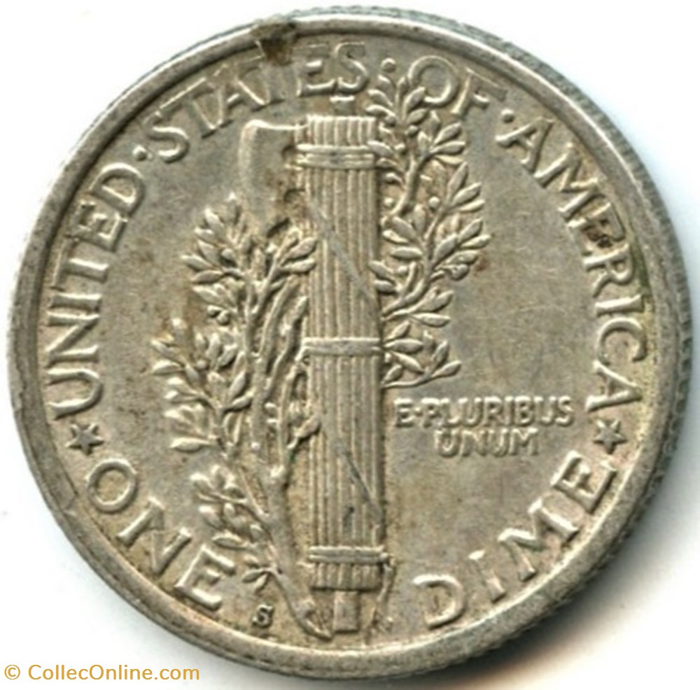 1917 San Francisco Dime monnaies monde etats unis 1917 san francisco dime