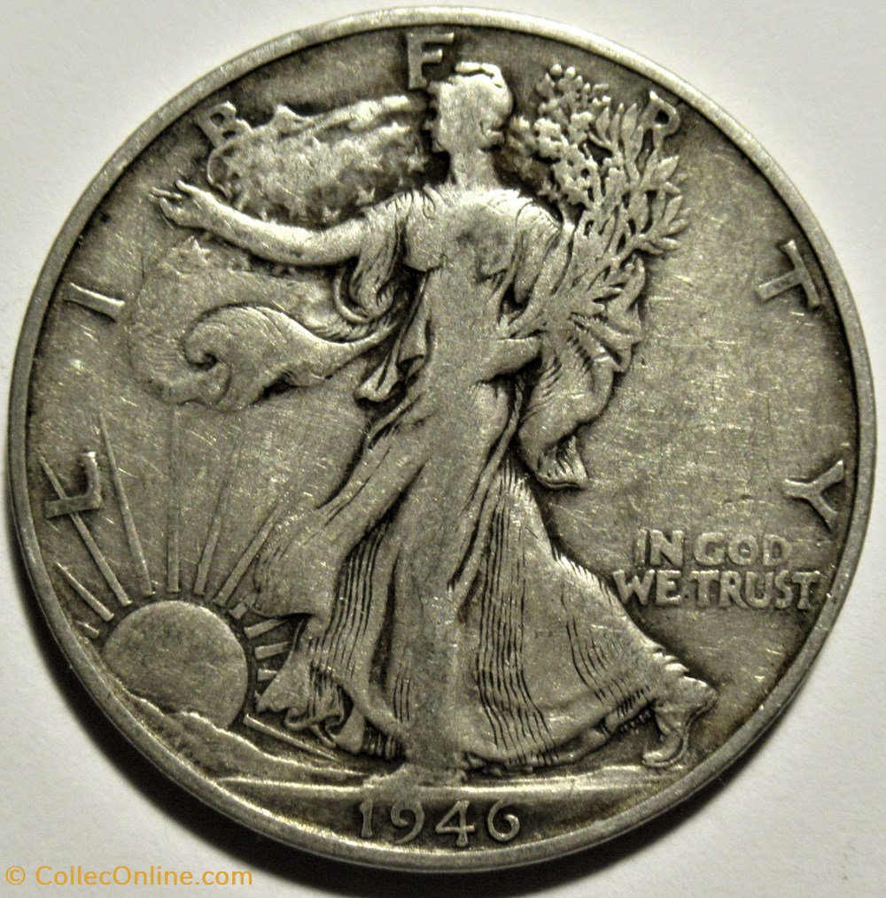 1946 San Francisco Half $ - Coins - World - United States - Half Dollar