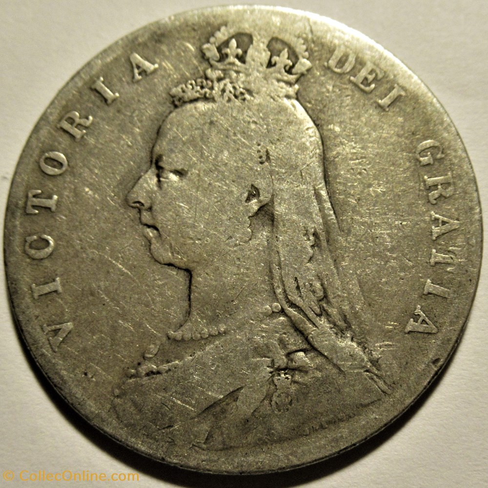 Victoria - Half Crown, 1890 - Kingdom of Great Britain 2 monnaies monde royaume uni victoria half crown 1890 kingdom of great britain