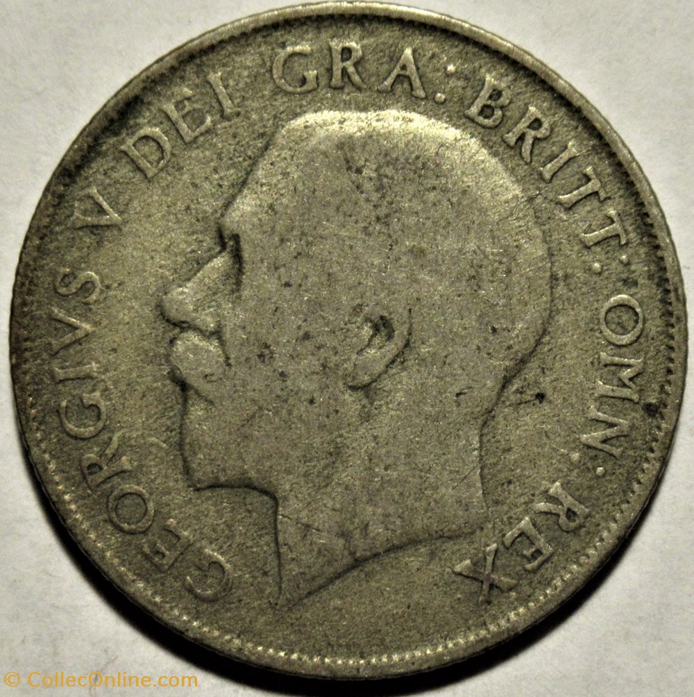 George V - One Shilling 1921 - Great Britain 2 monnaies monde royaume uni george v one shilling 1921 great britain