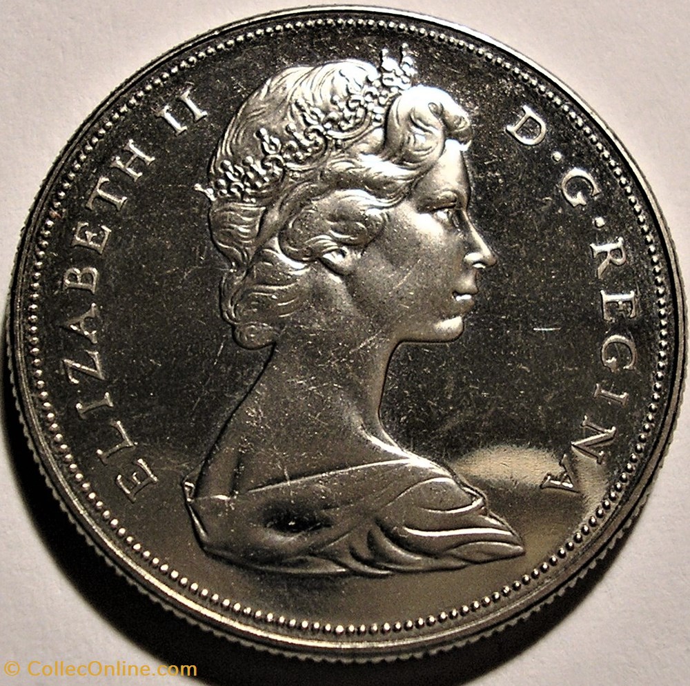 Elizabeth II - 1 Dollar 1870-1970 Manitoba, Centennial (ex.2) 4 monnaie monde canadum elizabeth ii 1 dollar 1870 1970 manitoba centennial ex 2