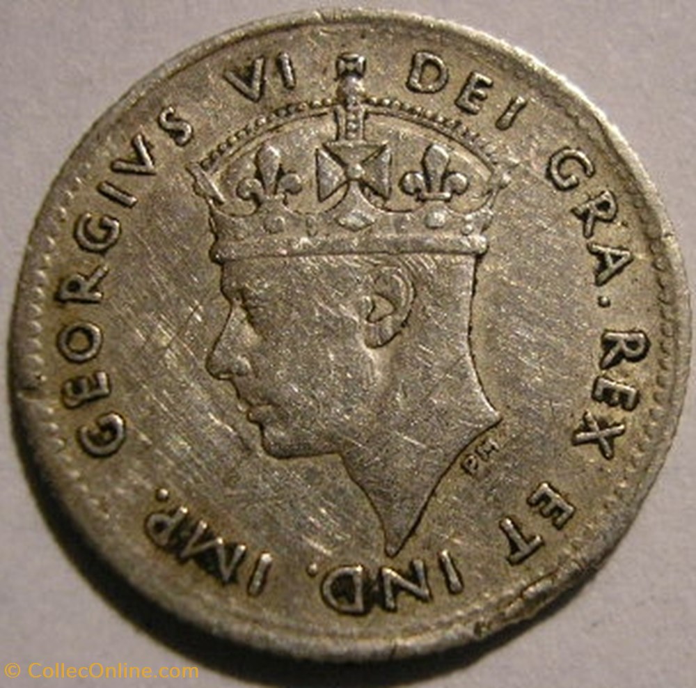 George VI - 5 Cents 1942C Newfoundland monnaie monde canadum george vi 5 cents 1942c newfoundland
