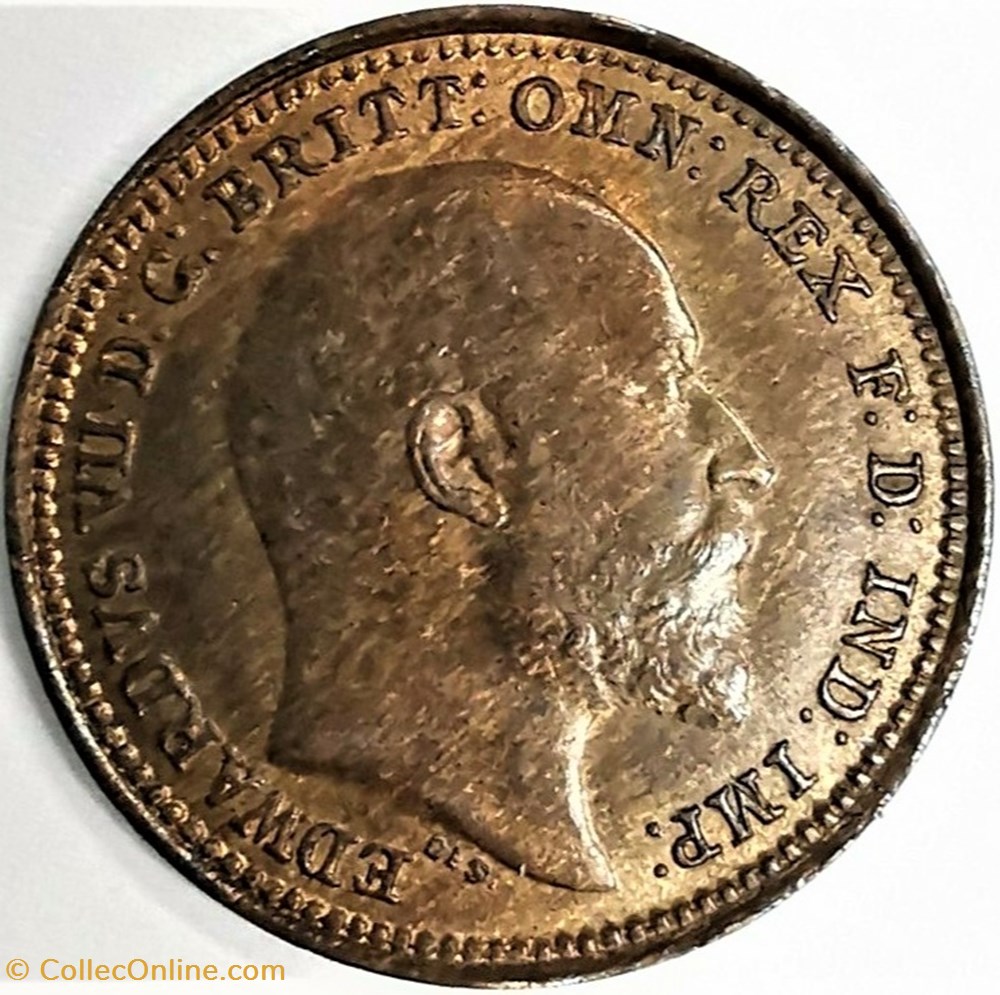Edward VII - 1/3 Farthing 1902 - Great Britain, Colonial issue. (ex.2) monnaie monde royaume uni edward vii 1 3 farthing 1902 great britain colonial issue ex 2