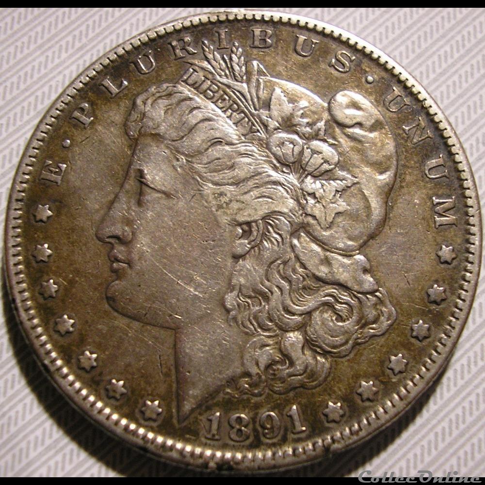 1891 San Francisco Dollar - Doubling Stars monnaie monde etat uni 1891 san francisco dollar doubling stars