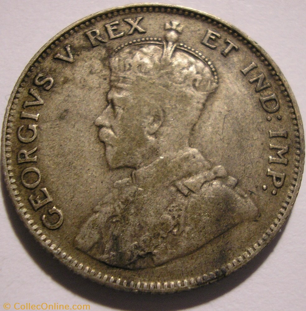 George V - 50 Cents 1913 - East Africa & Uganda monnaie monde ougandum george v 50 cents 1913 east africa uganda