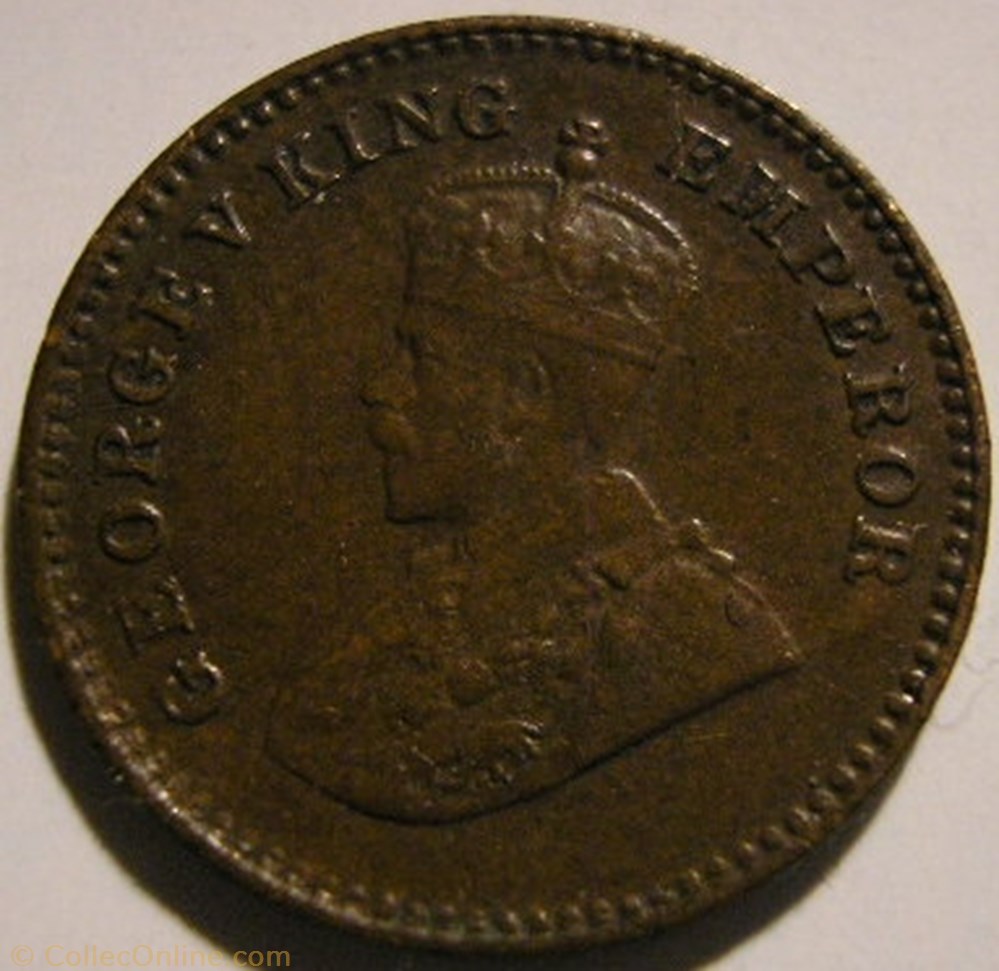 George V - 1/12 Anna 1921 Calcutta - British India Empire monnaie monde inde george v 1 12 anna 1921 calcutta british india empire