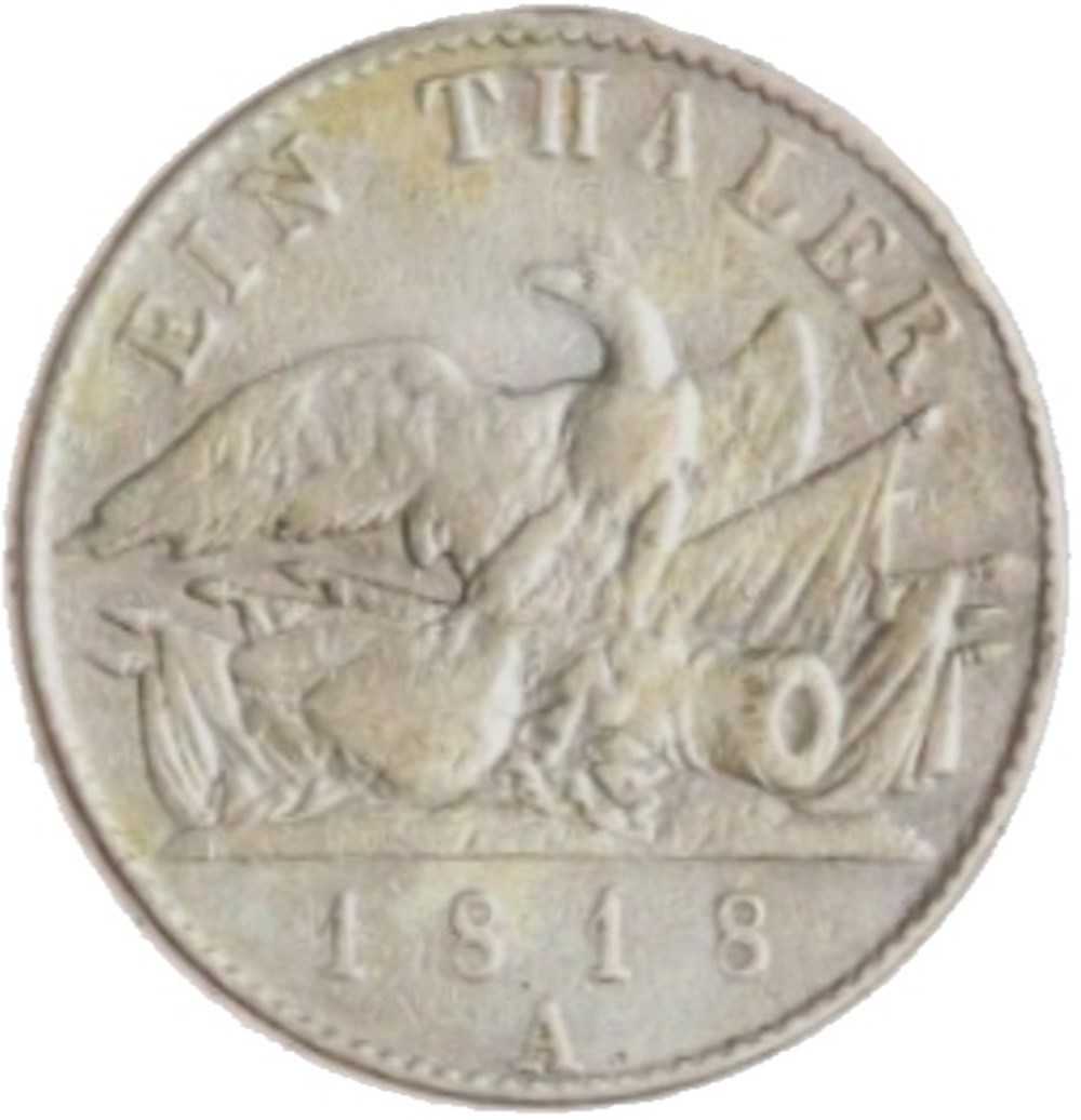 Friedrich Wilhelm III - 1 Thaler 1818 Berlin - Kingdom of Prussia monnaies europe medievale saint empire romain germanique friedrich wilhelm iii 1 thaler 1818 berlin kingdom of prussia