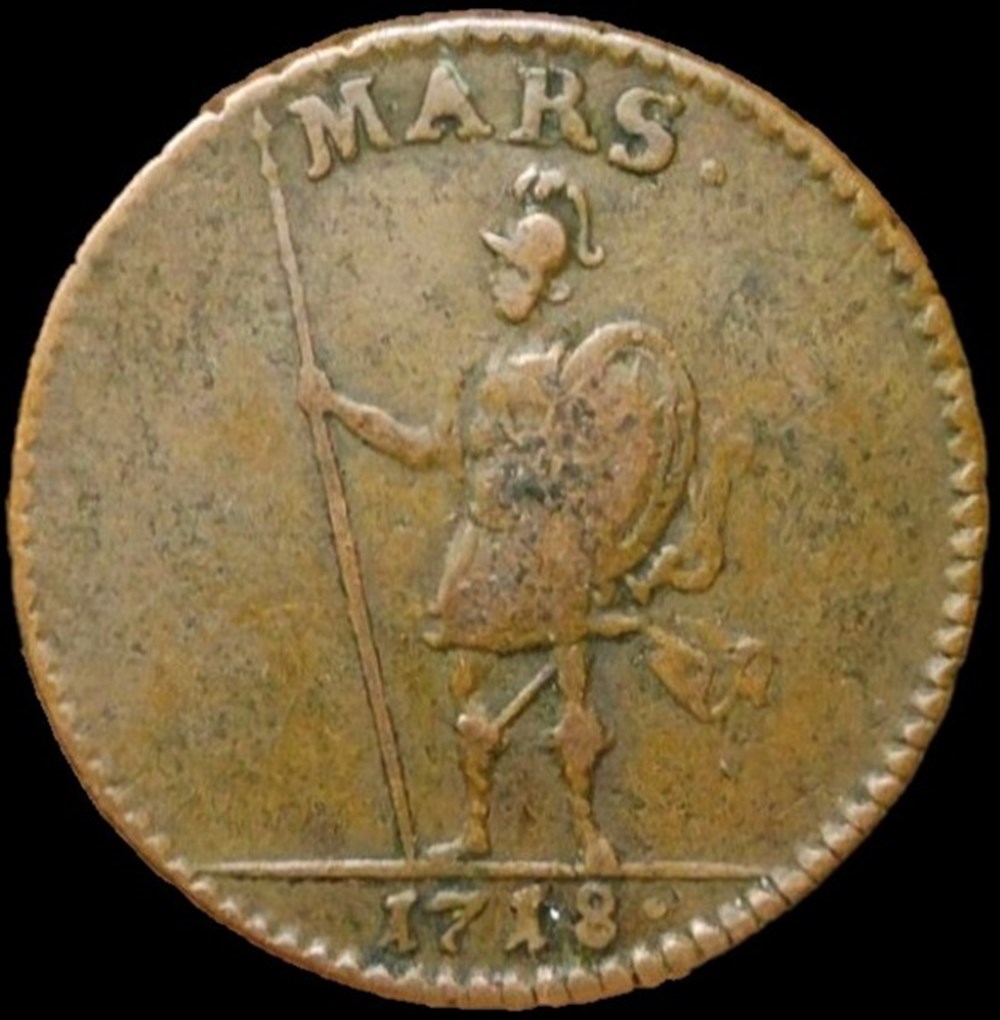 Sweden, Karl XII - 1 Daler Mars, 1718 monnaies europe medievale royaume suede sweden karl xii 1 daler mars 1718