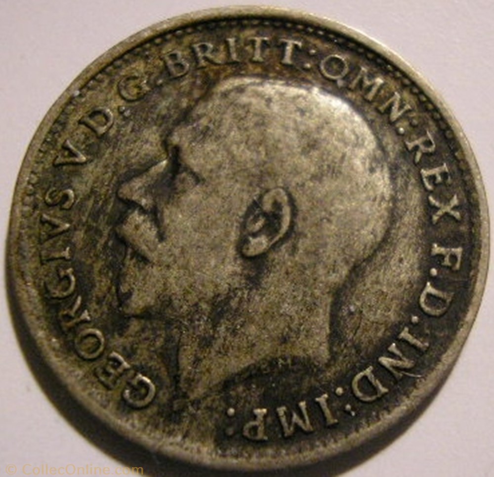 George V - 3 Pence 1920 - United Kingdom (ex.1) monnaie monde royaume george v 3 pence 1920 united kingdom ex 1
