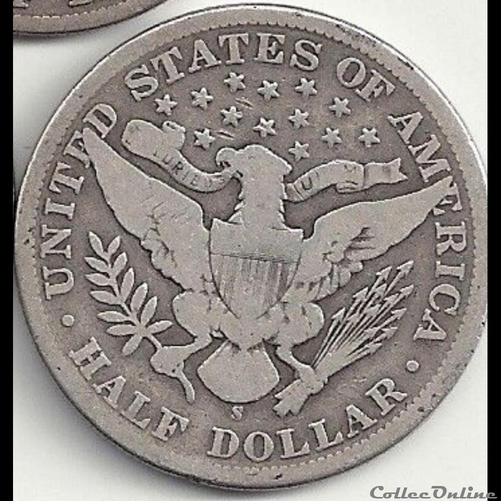 1898 San Francisco Half $ monnaie monde etat uni 1898 san francisco half