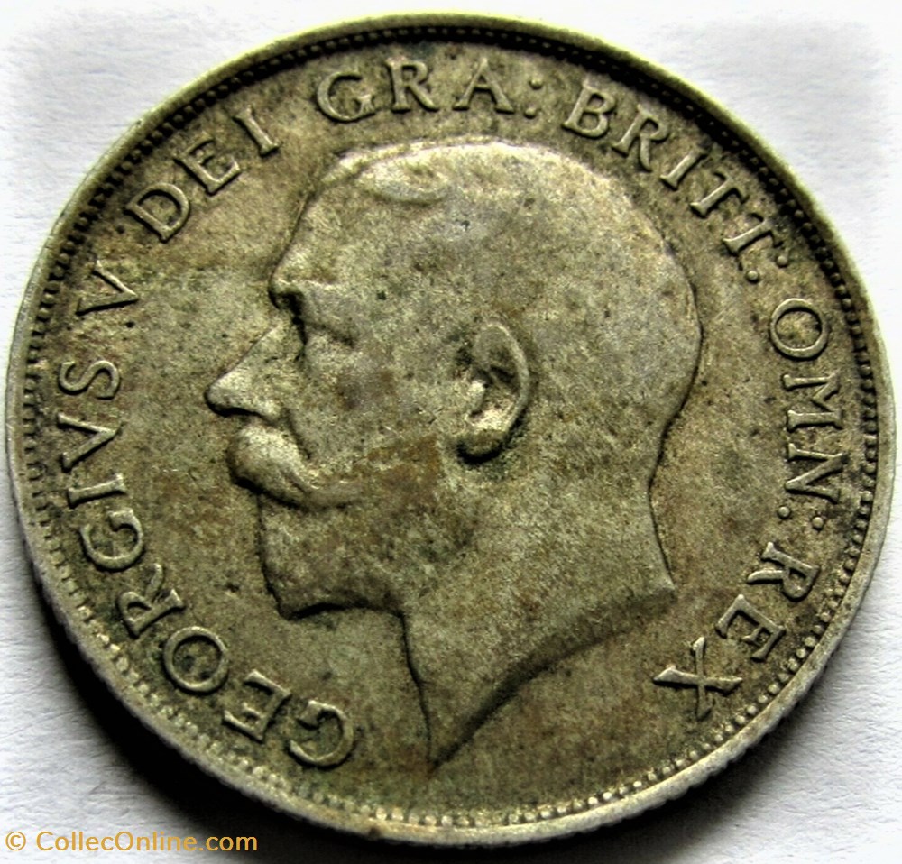 George V - One Shilling 1920 - Great Britain (ex.2) monnaies monde royaume uni george v one shilling 1920 great britain ex 2