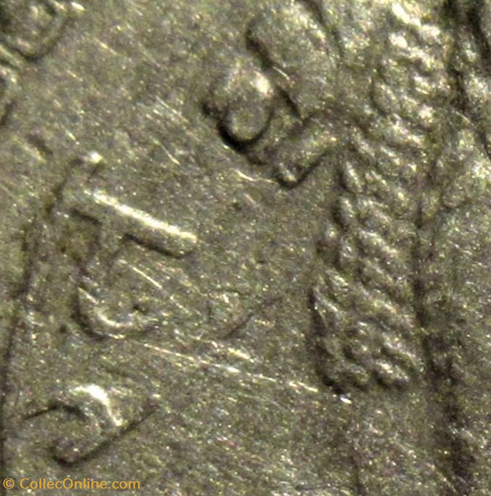 monnaies monde inde india 25 naye paise 1962 bombay mumbai die clash