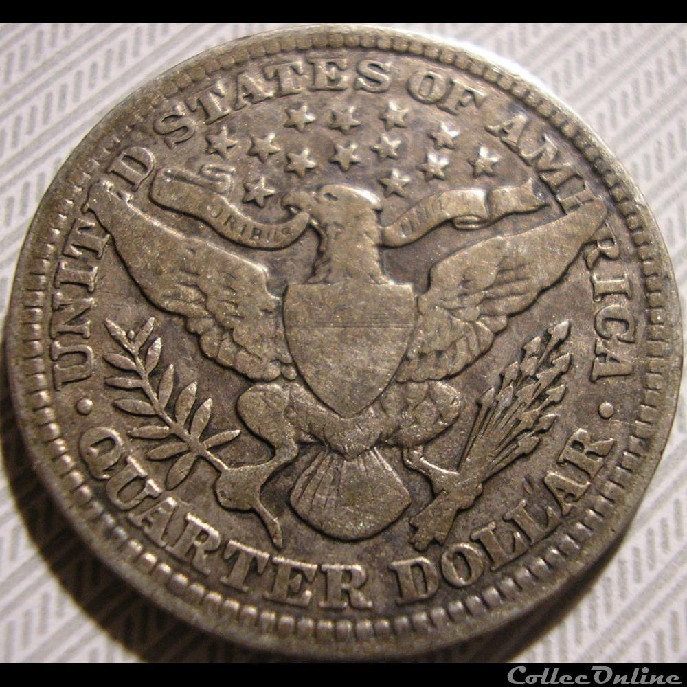 1904 Quarter Dollar 4 monnaie monde etat uni 1904 quarter dollar