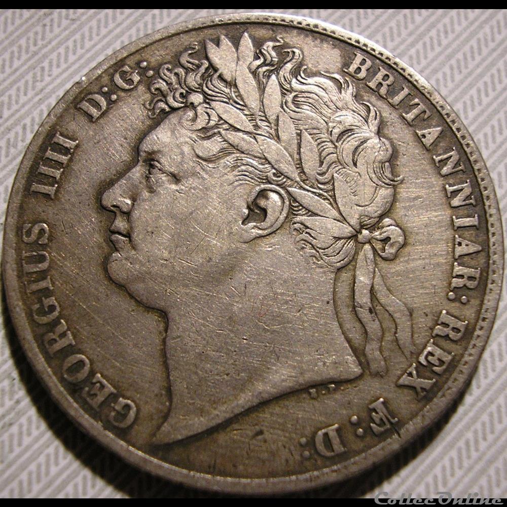 George IV - Half Crown 1823 3 monnaie monde royaume uni george iv half crown 1823