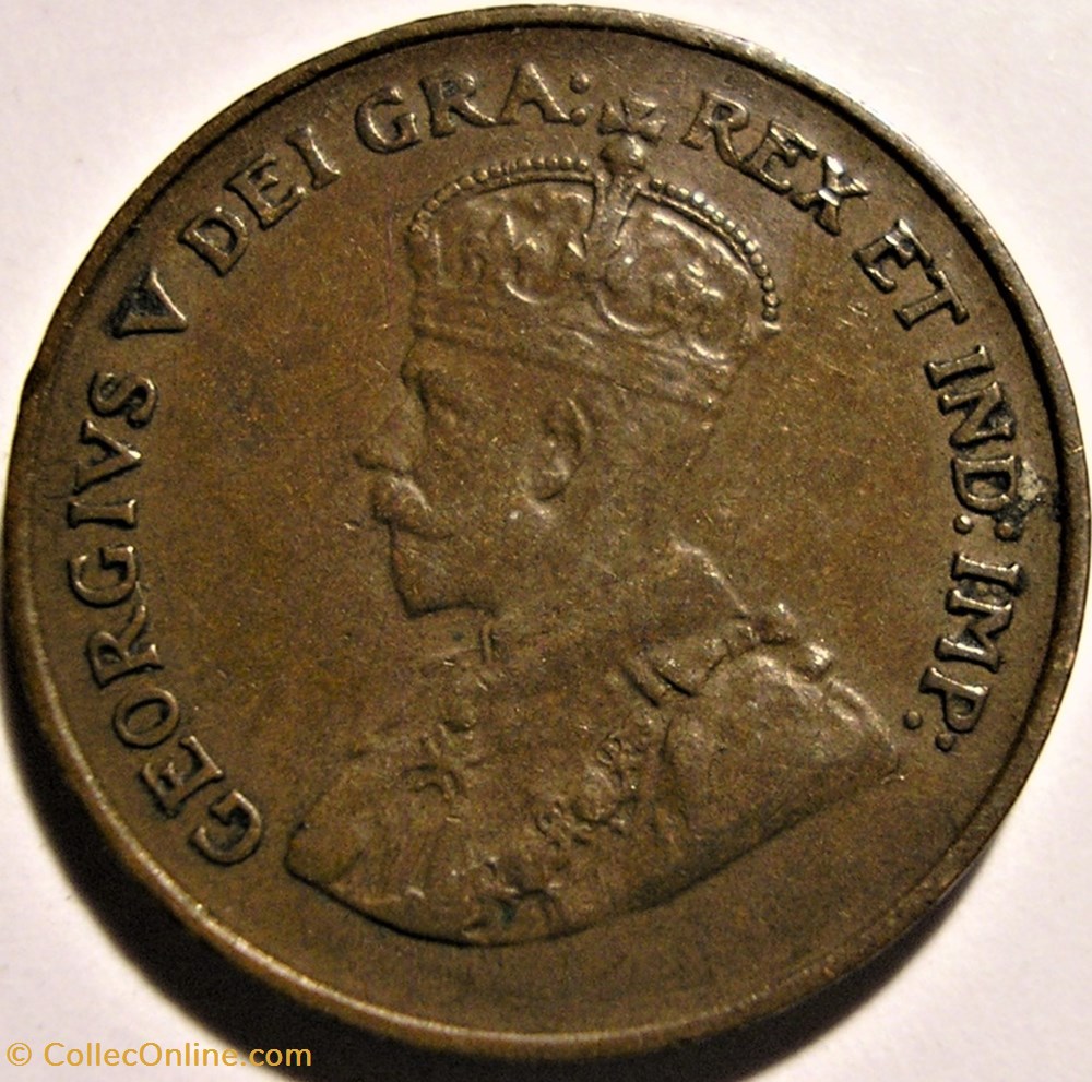 George V - 1 Cent 1920 - Multiple errors 2 monnaie monde canadum george v 1 cent 1920 multiple errors