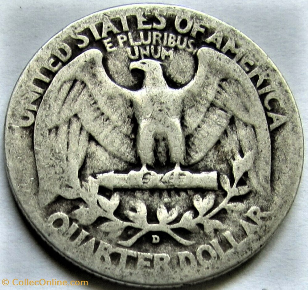 1939 Denver Quarter Dollar monnaies monde etats unis 1939 denver quarter dollar