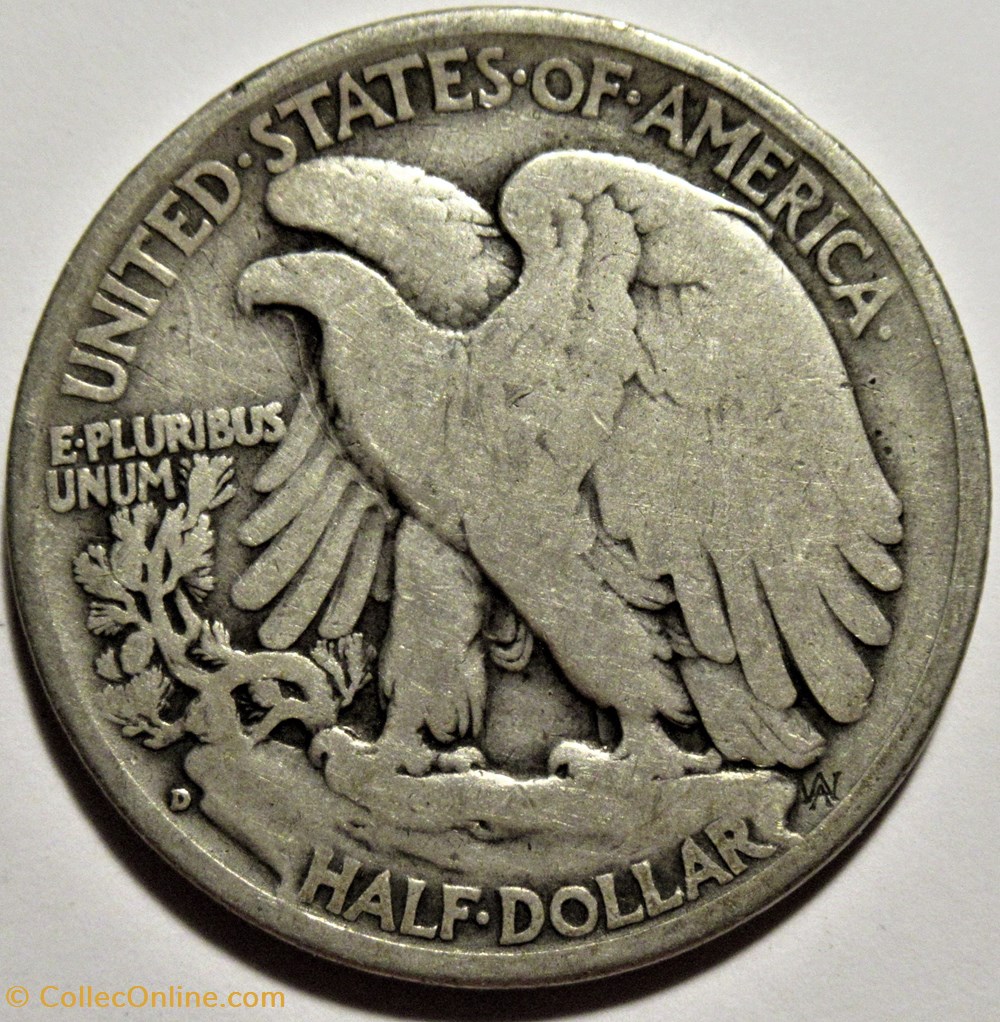 1938 Denver Half Dollar monnaies monde etats unis 1938 denver half dollar