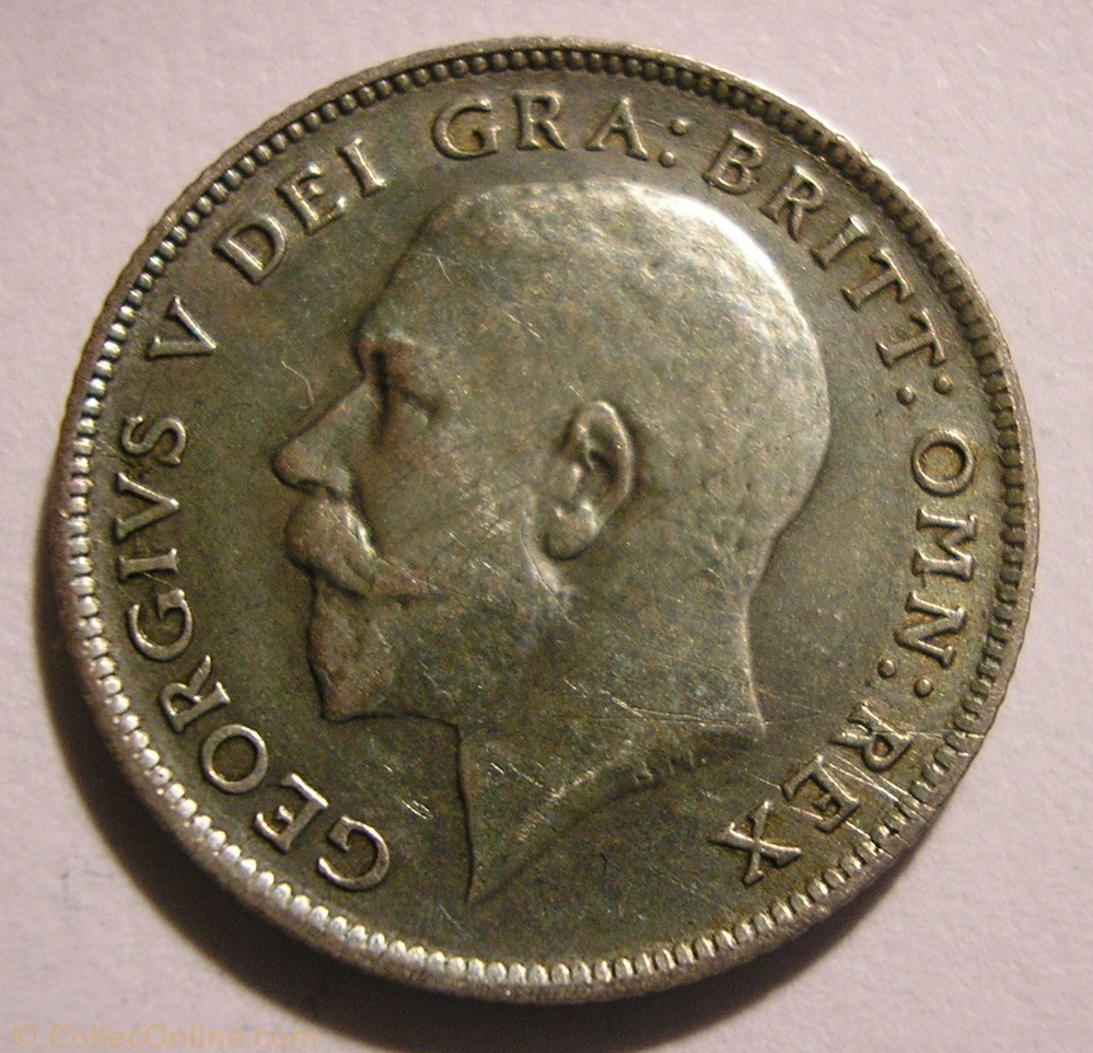monnaie monde royaume uni george v 6 pence 1920 great britain