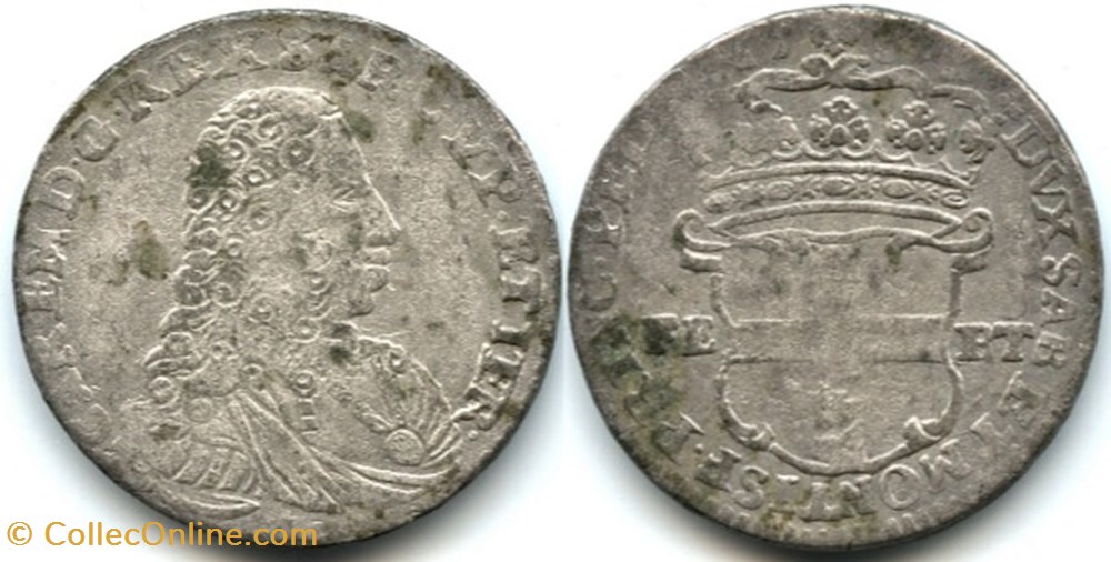 1739 Regno di Sardegna - 5 Soldi - Carlo Emanuele III monnaies europe medievale france feodales 1739 regno di sardegna 5 soldi carlo emanuele iii