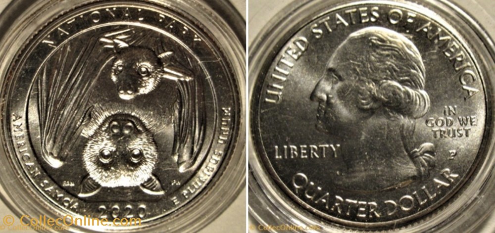 National Park of American Samoa - 2020 P Quarter Dollar - Samoa islands monnaies monde etats unis national park of american samoa 2020 p quarter dollar samoa islands