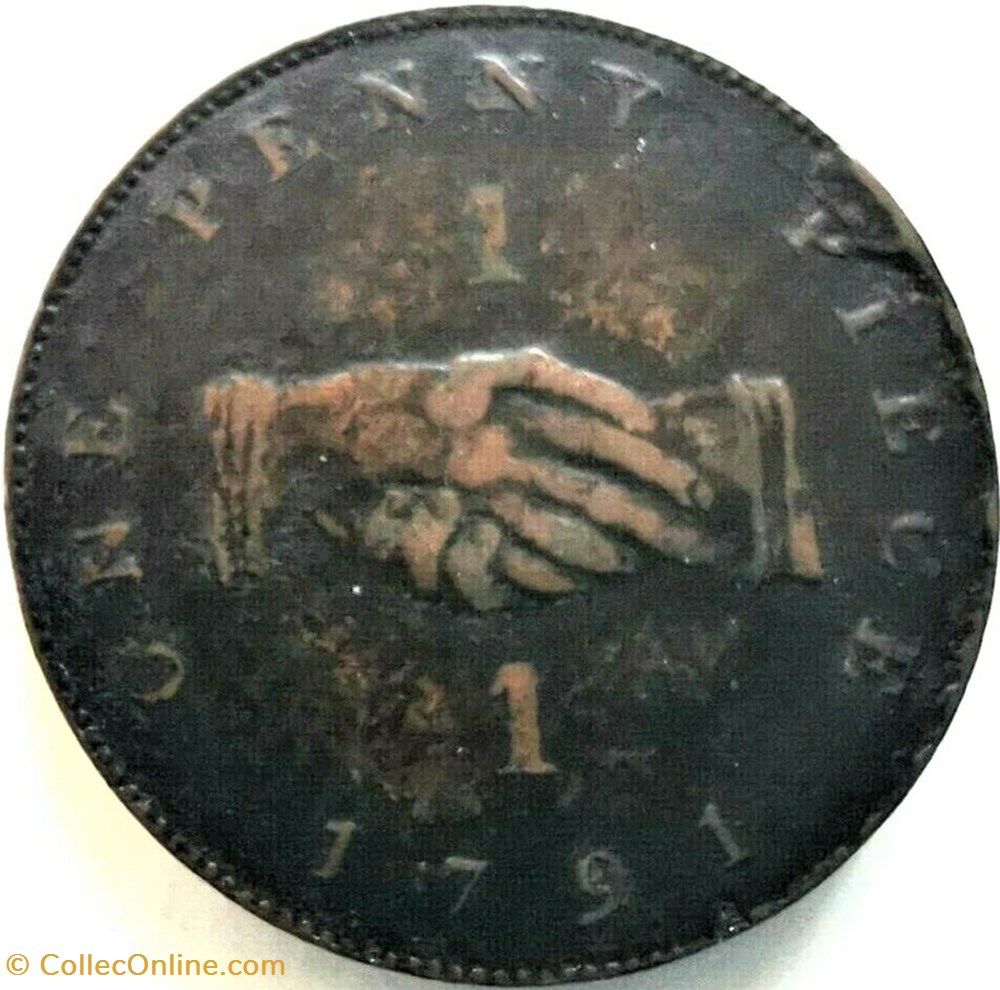 Sierra Leone - One Penny 1791 - Africa monnaies monde sierra leone one penny 1791 africa