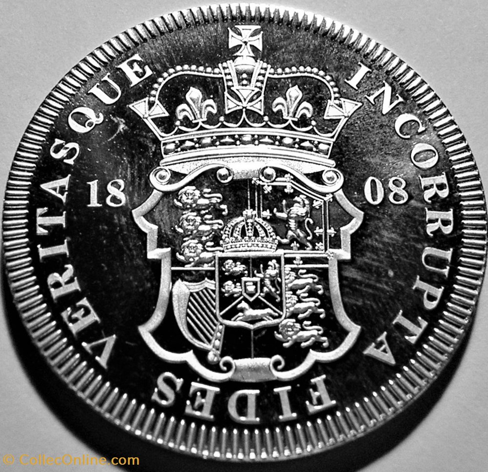 George III - Crown 1808 - Retro Pattern - Great Britain 3 monnaies paranumismatique jetons poids george iii crown 1808 retro pattern great britain