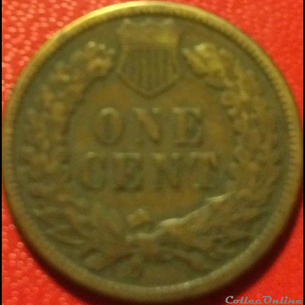 1884 One Cent monnaie monde etat uni 1884 one cent