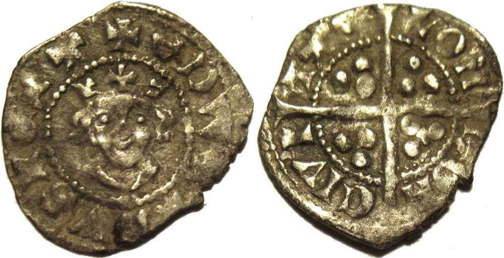 monnaies europe medievale royaume angleterre edward i plantagenet half penny c 1280 london kingdom of england
