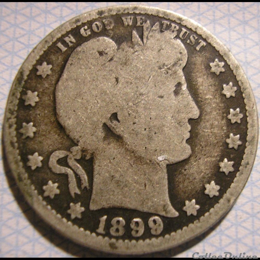 1899 New Orleans Quarter $ monnaie monde etat uni 1899 new orleans quarter