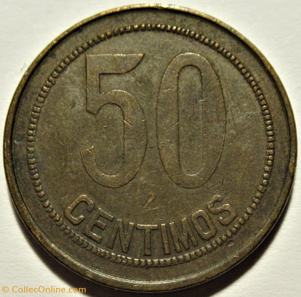 1937 - 50 Centimos - Second Republic of Spain 3 monnaies monde espagne 1937 50 centimos second republic of spain