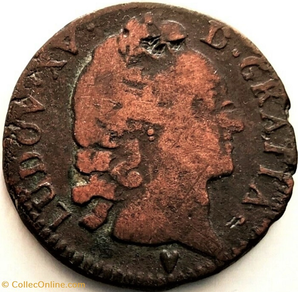 monnaies europe medievale france royales louis xv 1 sol a ecu aix 1768