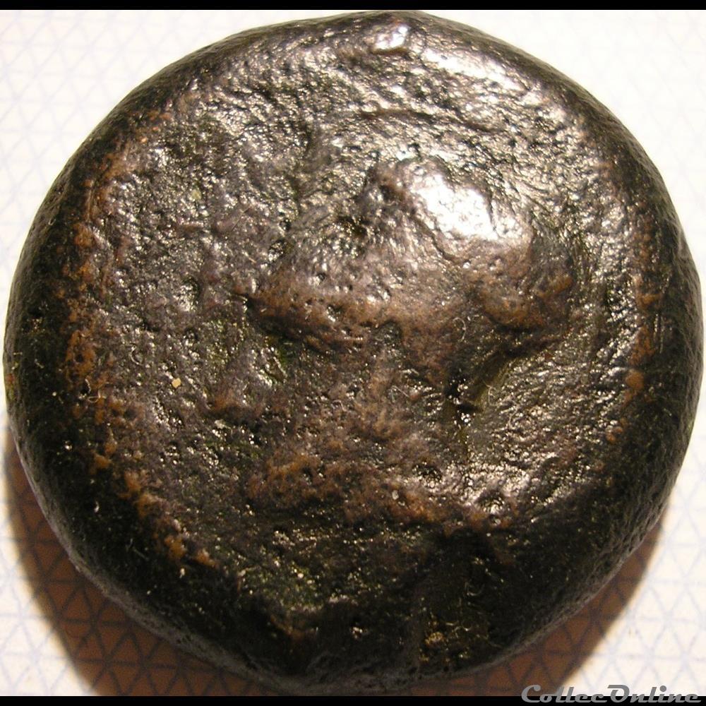 Syracuse, Sicily - Litra Æ28 - ca. 344-336 BC. 2 monnaie antique av jc ap grecque syracuse sicily litra 28 ca 344 336 bc