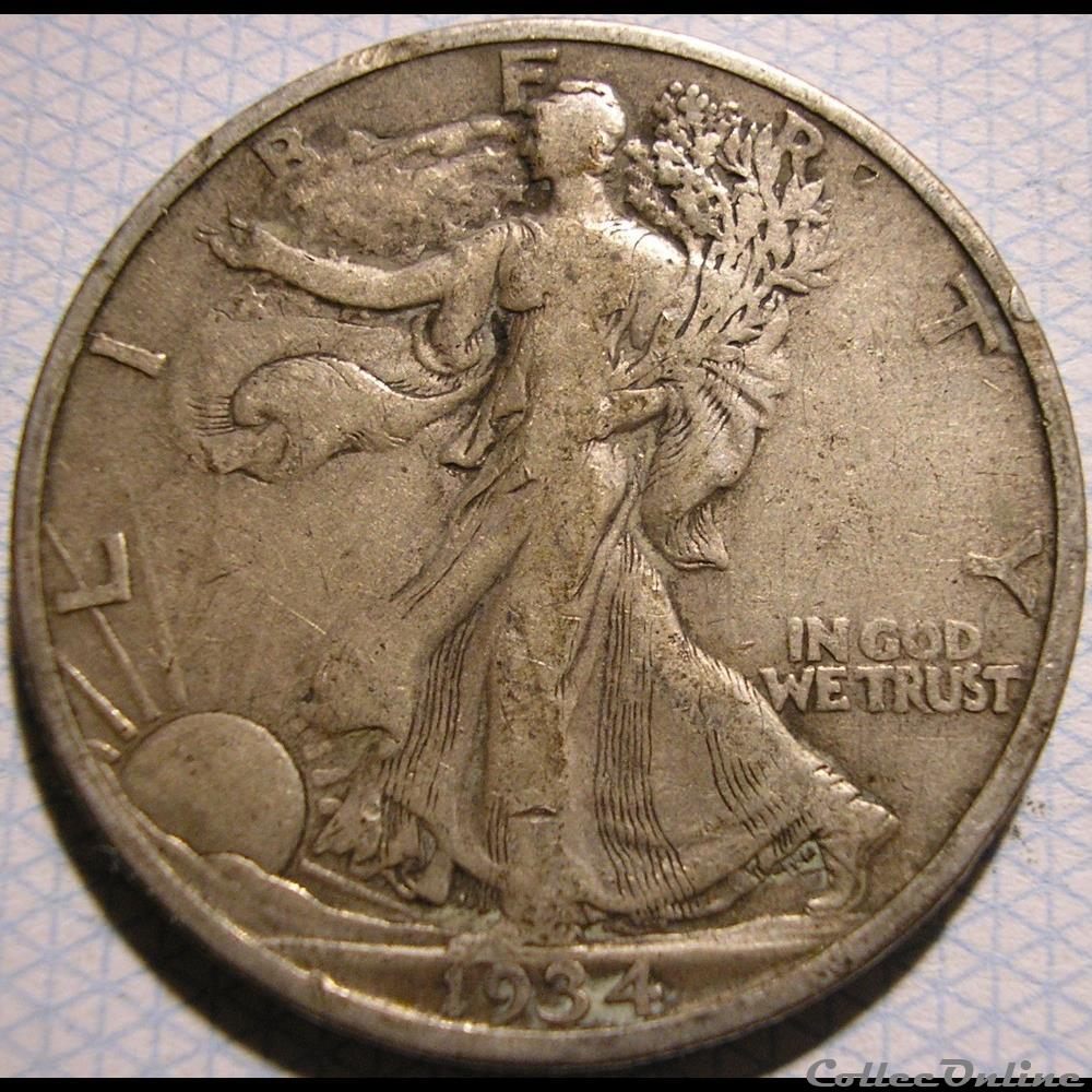 1934 San Francisco Half $ monnaie monde etat uni 1934 san francisco half
