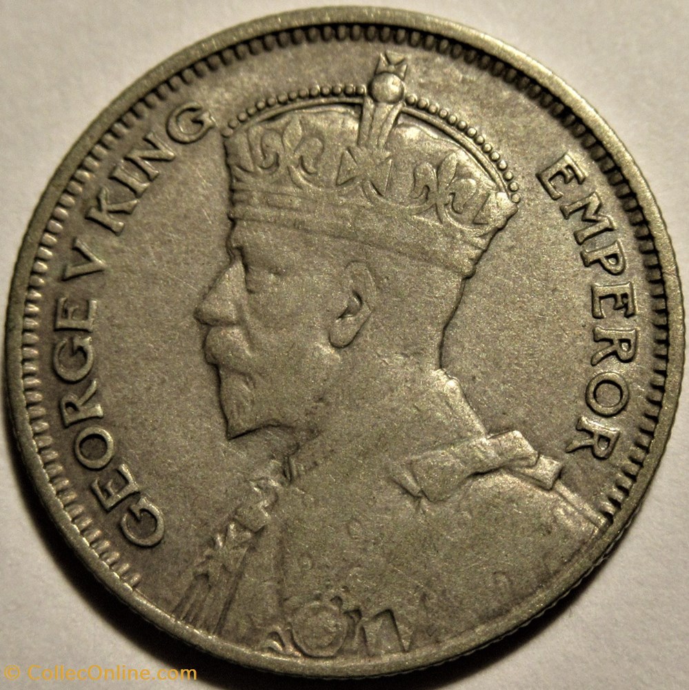 George V - 6 Pence 1934 - New Zealand monnaies monde nouvelle zelande george v 6 pence 1934 new zealand