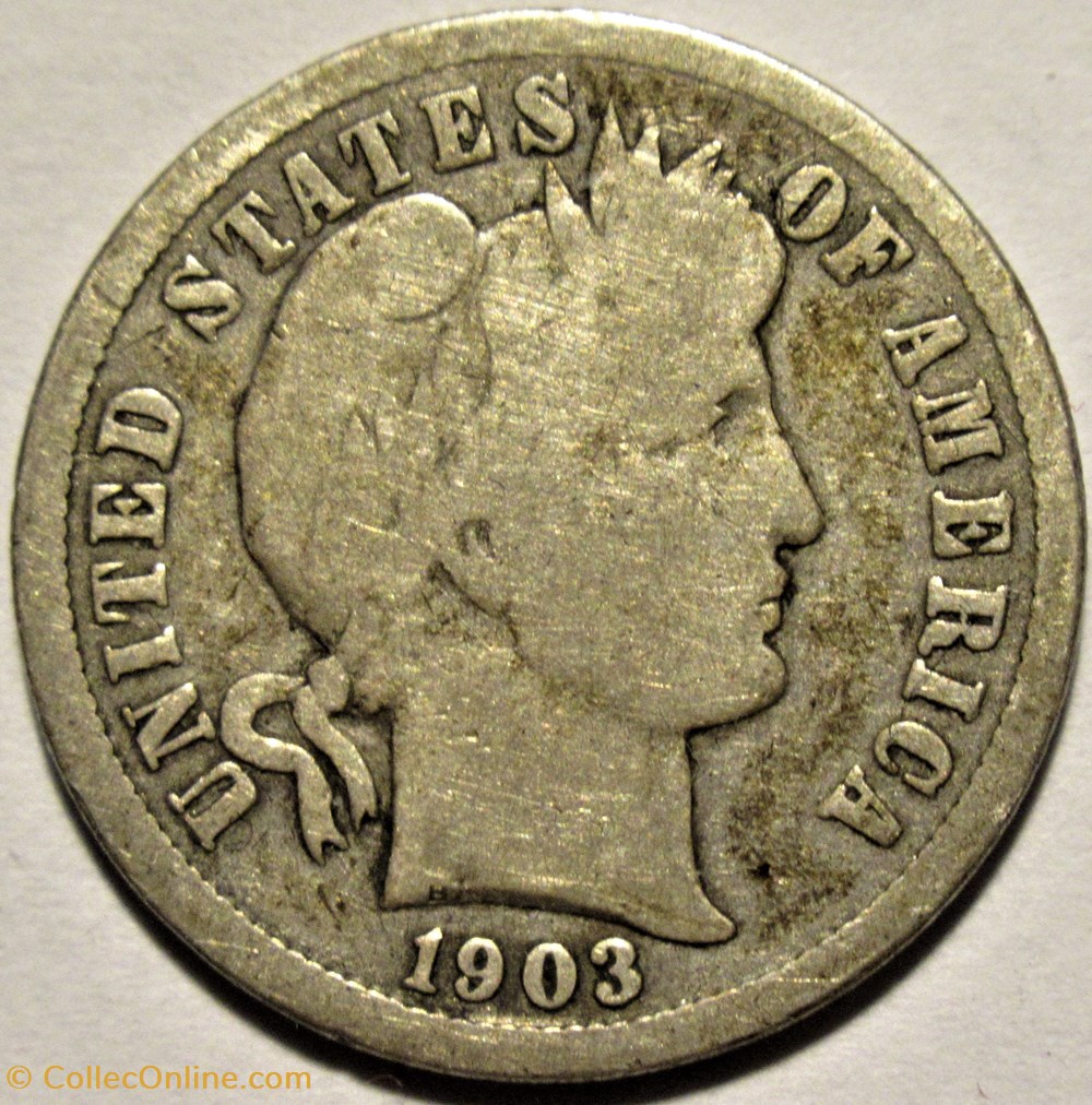1903 New Orleans Dime monnaies monde etats unis 1903 new orleans dime
