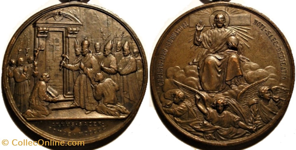 medailles etat de la cite du vatican leon xiii pope the holy year medal 1900