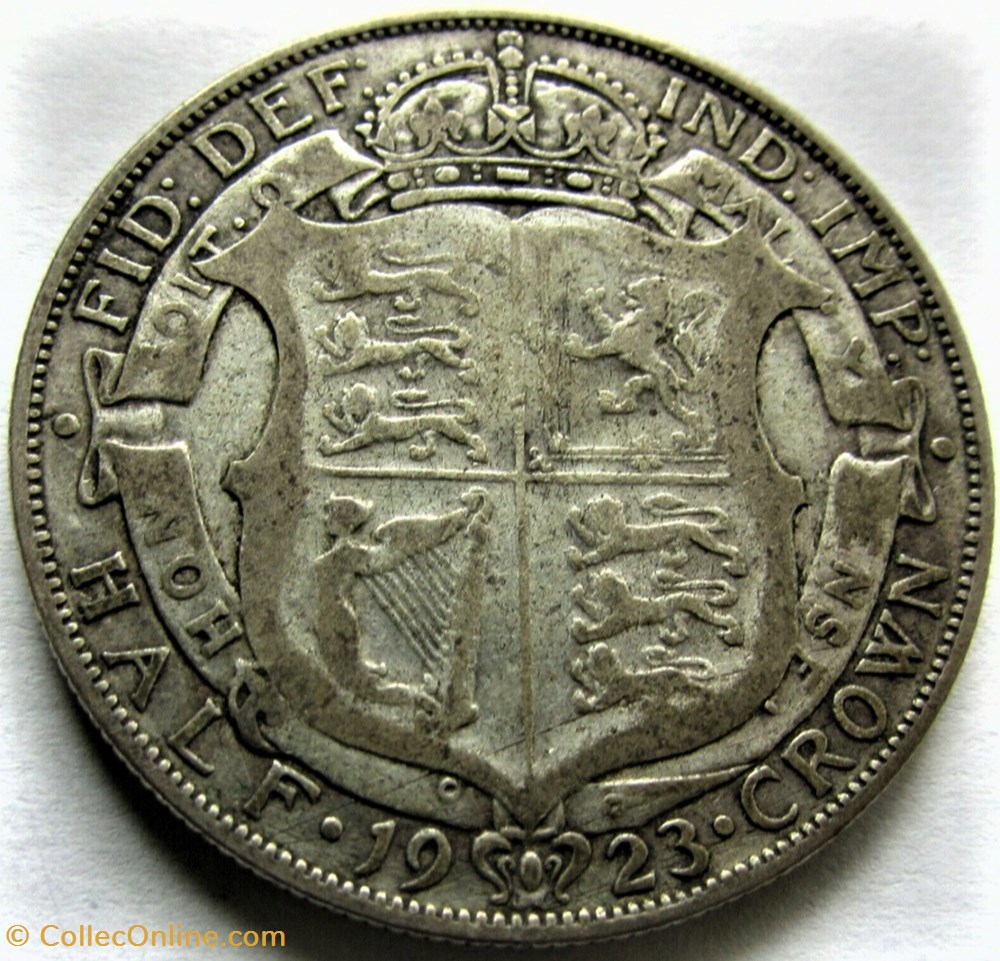 George V - Half Crown 1923 - Great Britain monnaies monde royaume uni george v half crown 1923 great britain