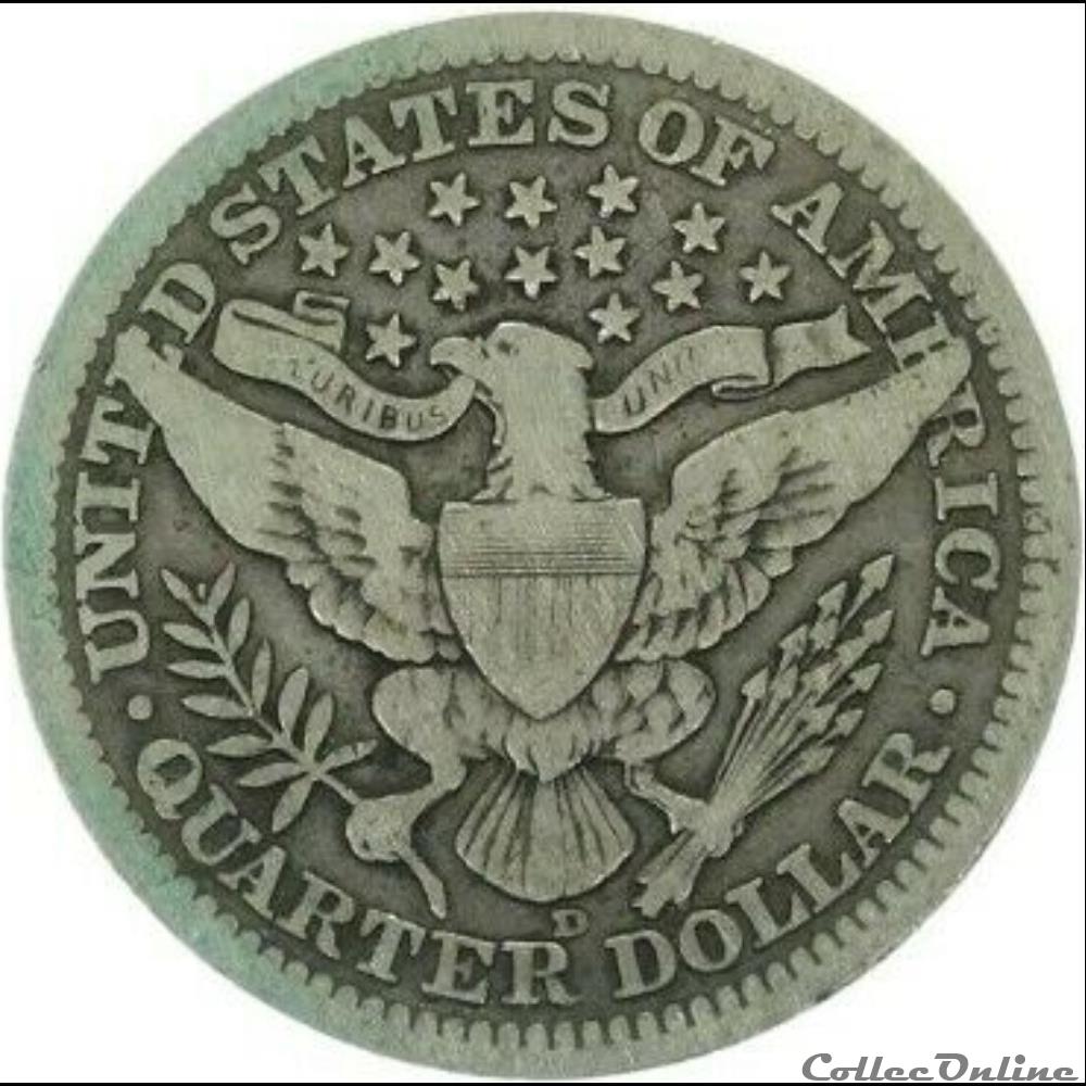 1916 Denver Quarter $ monnaie monde etat uni 1916 denver quarter